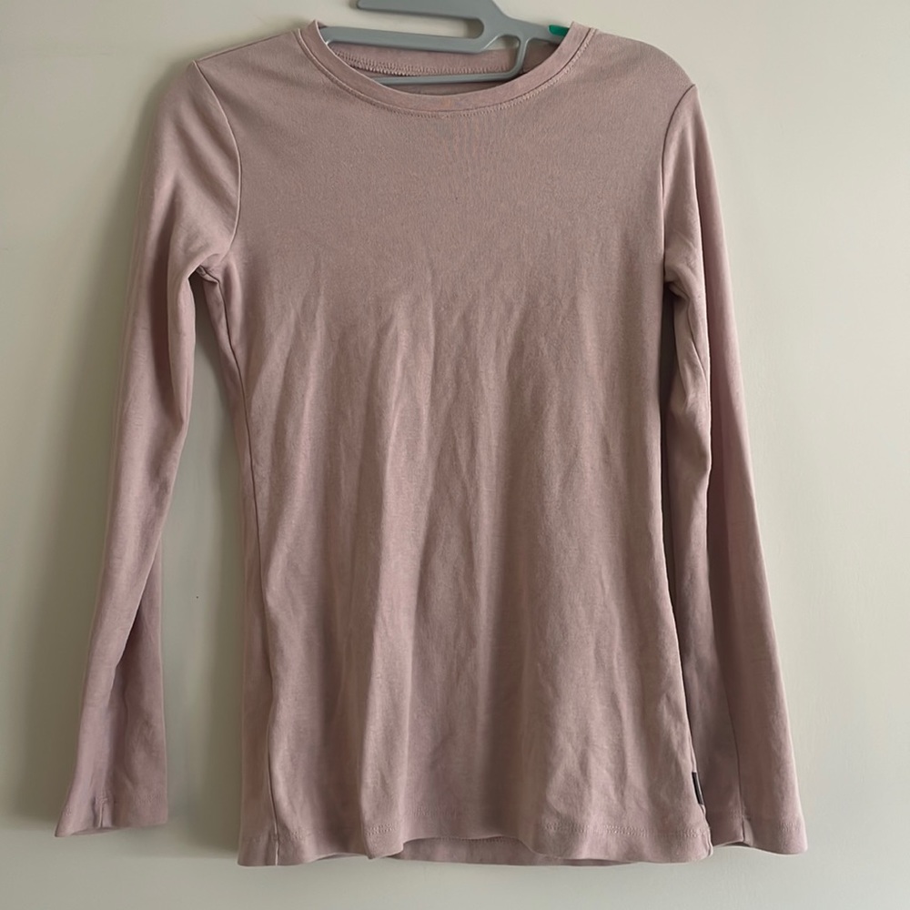 Eddie Bauer pink cotton long sleeve